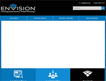 Tablet Screenshot of envision.com